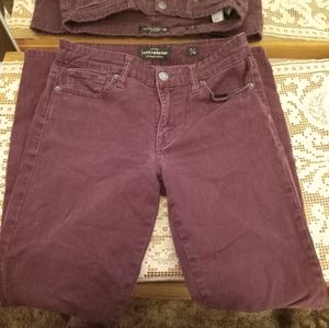 Plum purple Lucky Brand size 2/26 skinny jeans